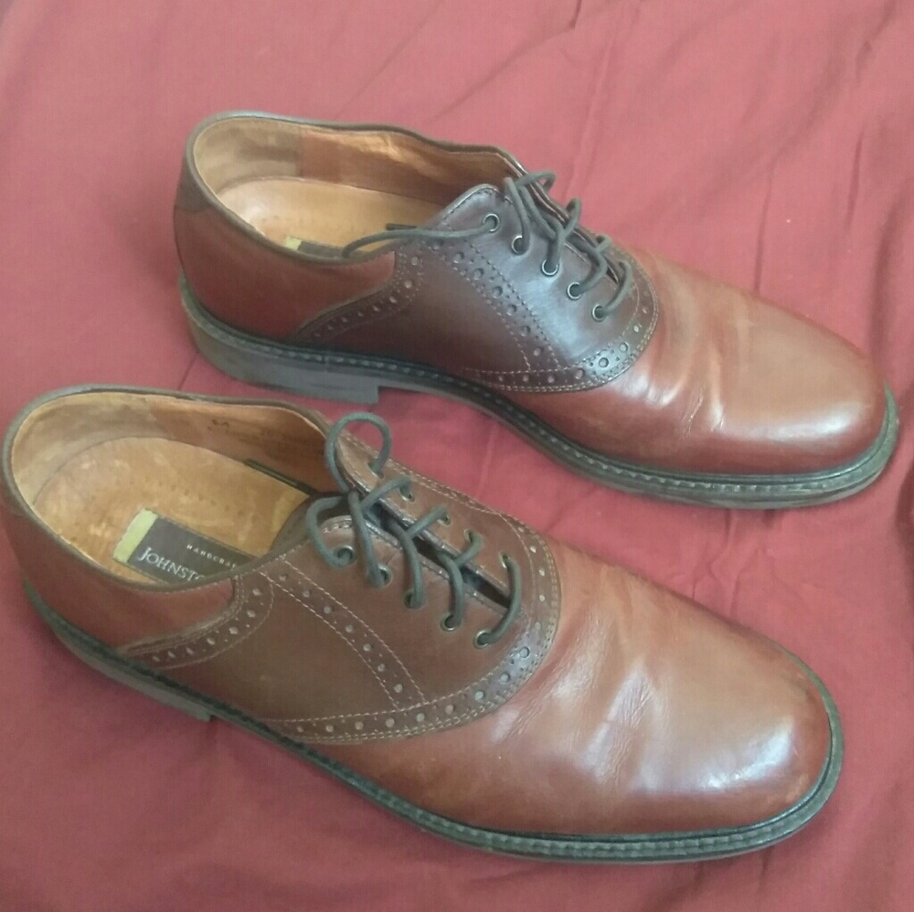 Leather Johnston and Murphy Size 10 Shoes